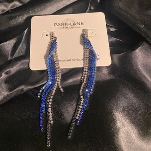 GLAM BLUE OMBRÉ EARRINGS 🧿